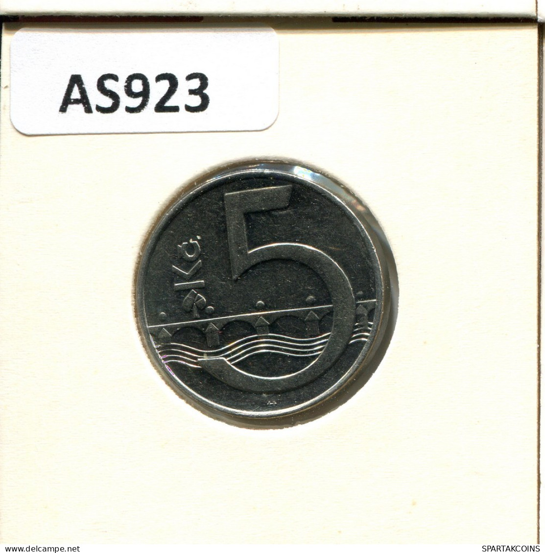 5 KORUN 1993 CZECH REPUBLIC Coin #AS923.U.A - República Checa
