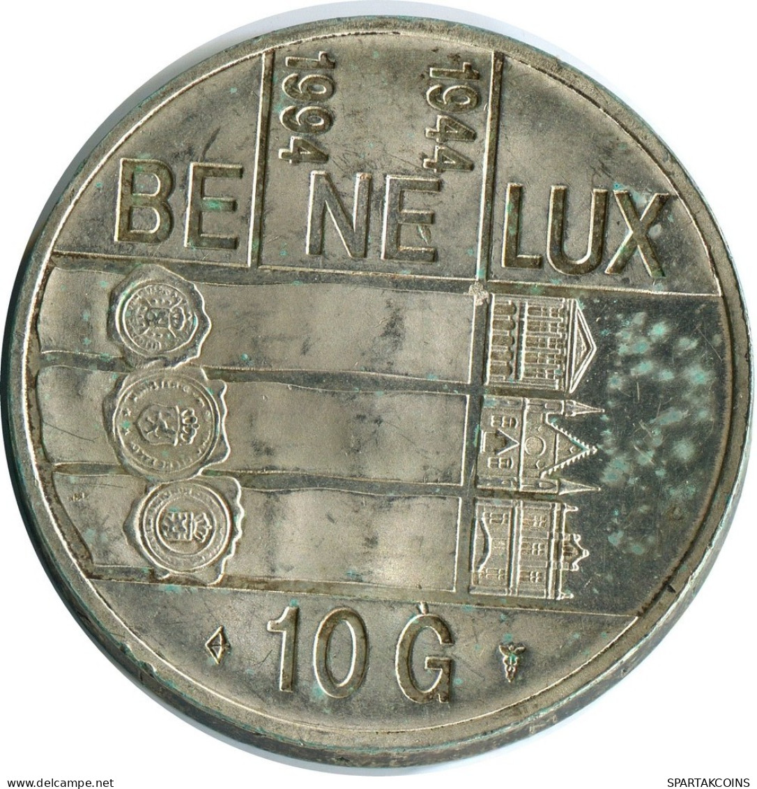 10 GULDEN 1994 NÉERLANDAIS NETHERLANDS ARGENT Pièce #AR973.F.A - 1980-2001 : Beatrix