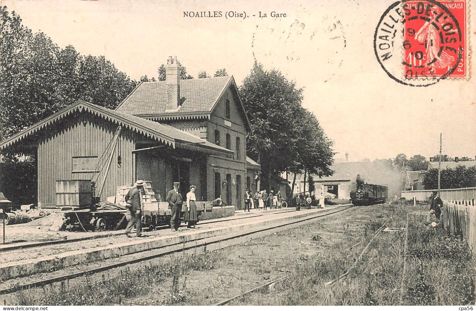 NOAILLES - Arrivée Du TRAIN - La Gare - VENTE DIRECTE X - Noailles