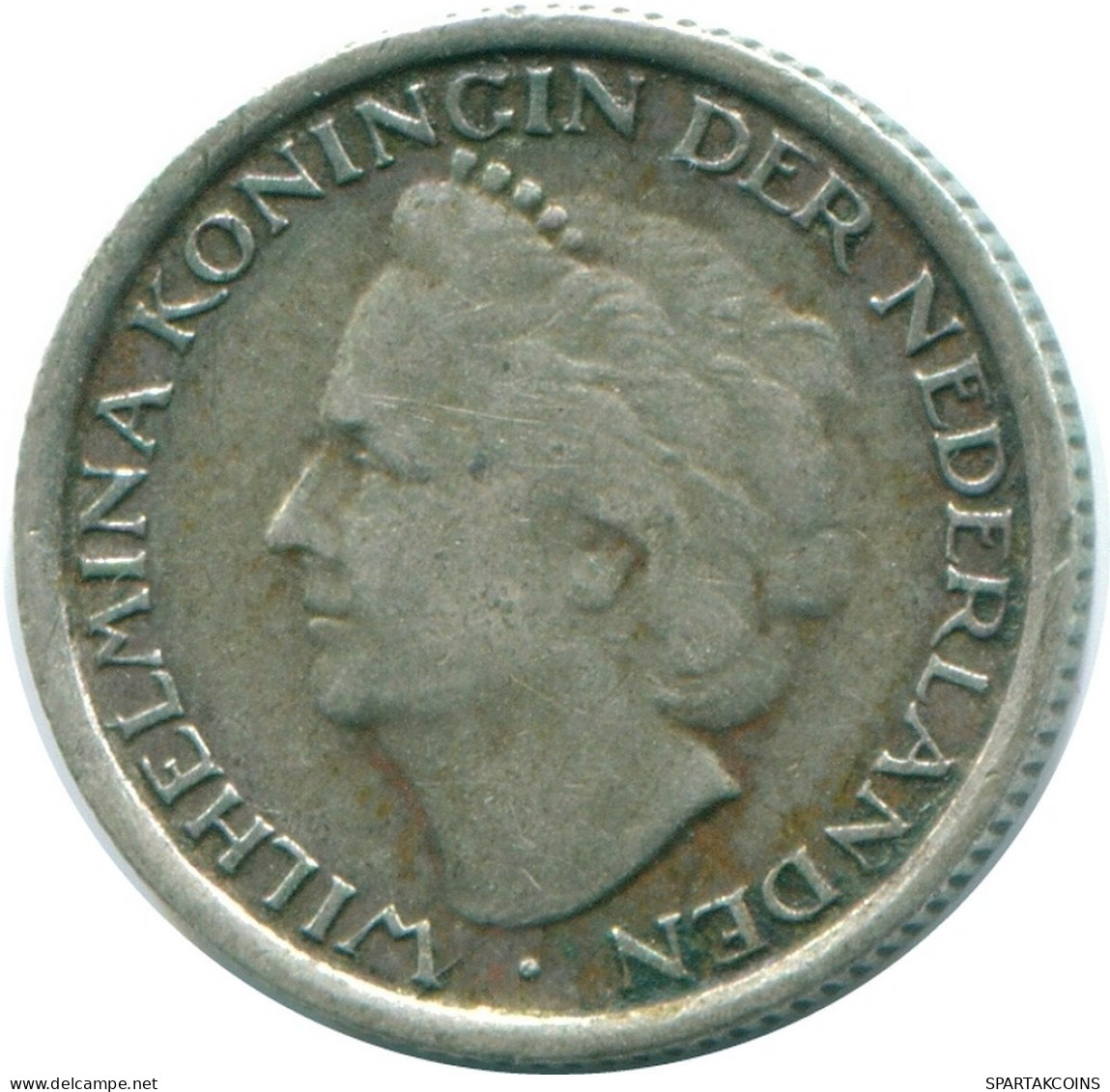 1/10 GULDEN 1948 CURACAO Netherlands SILVER Colonial Coin #NL11978.3.U.A - Curacao