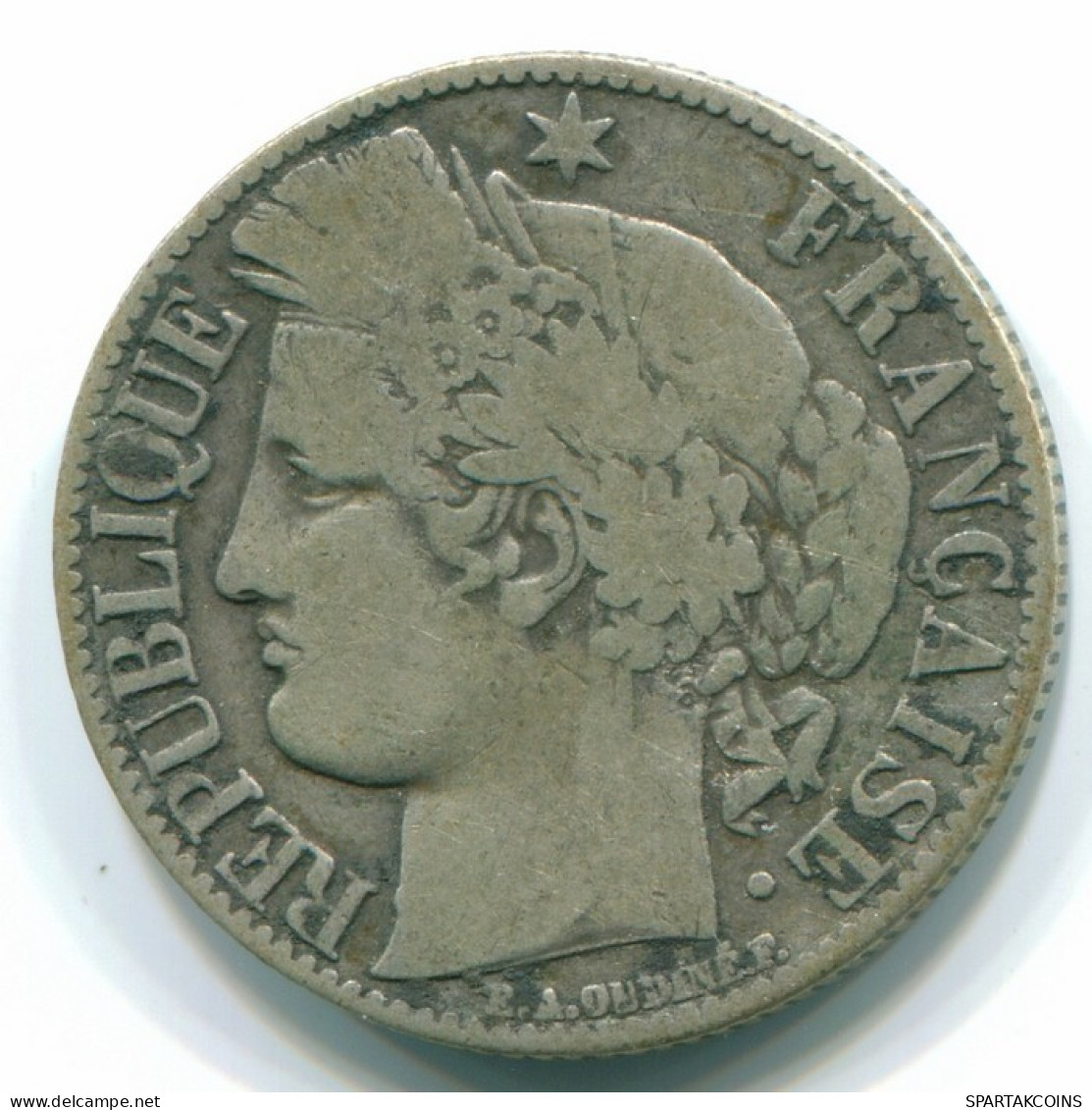 1 FRANC 1872 K FRANCE Coin CERES Silver #FR1173.10.U.A - 1 Franc