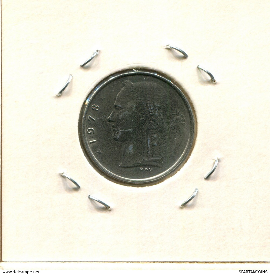 1 FRANC 1978 FRENCH Text BELGIUM Coin #BA538.U.A - 1 Franc