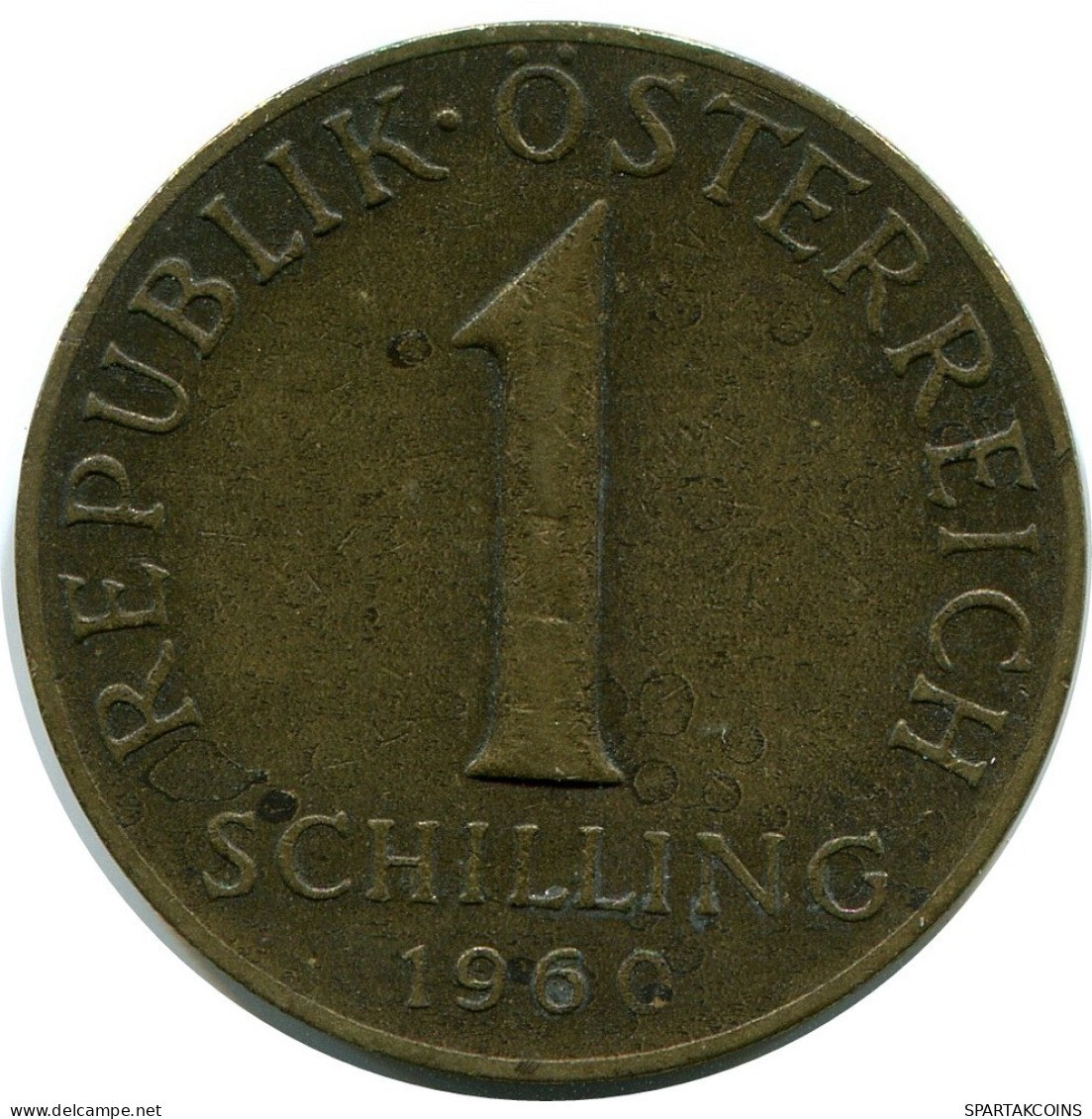 1 SCHILLING 1960 AUSTRIA Moneda #AZ566.E.A - Autriche