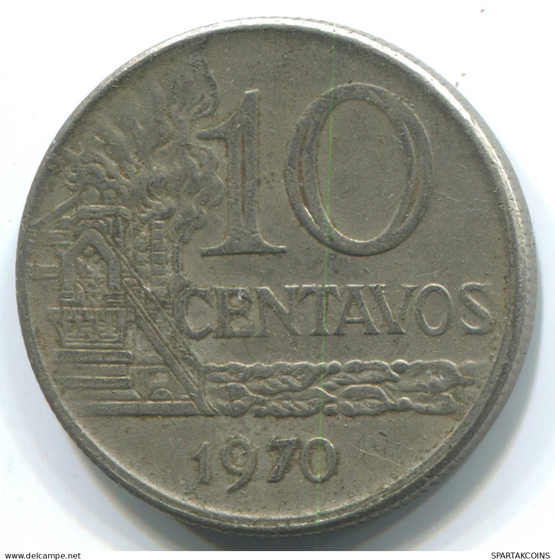 10 CENTAVOS 1970 BBASILIEN BRAZIL Münze #WW1152.D.A - Brasil