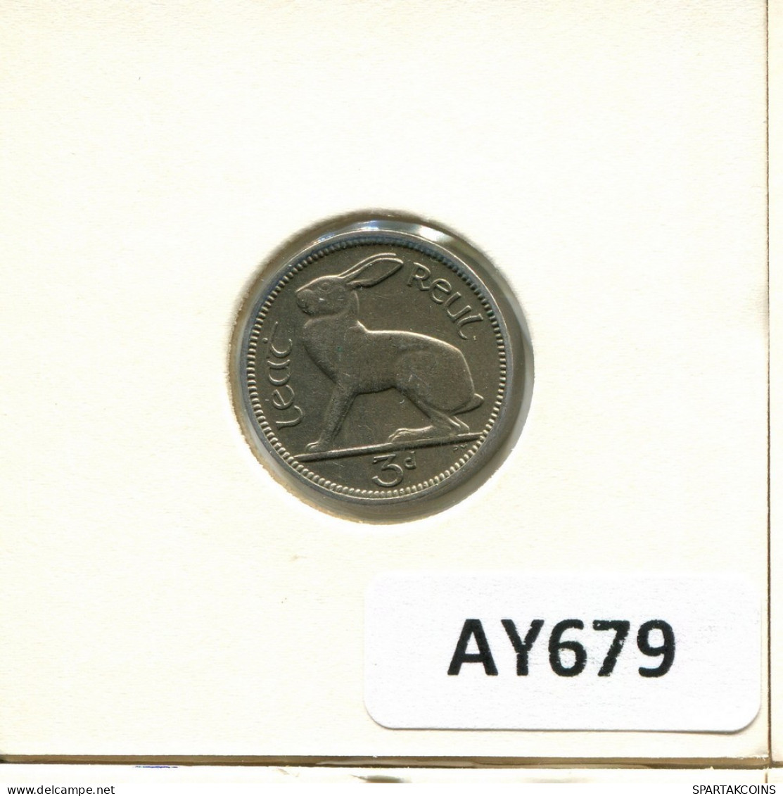 3 PENCE 1961 IRELAND Coin #AY679.U.A - Ierland