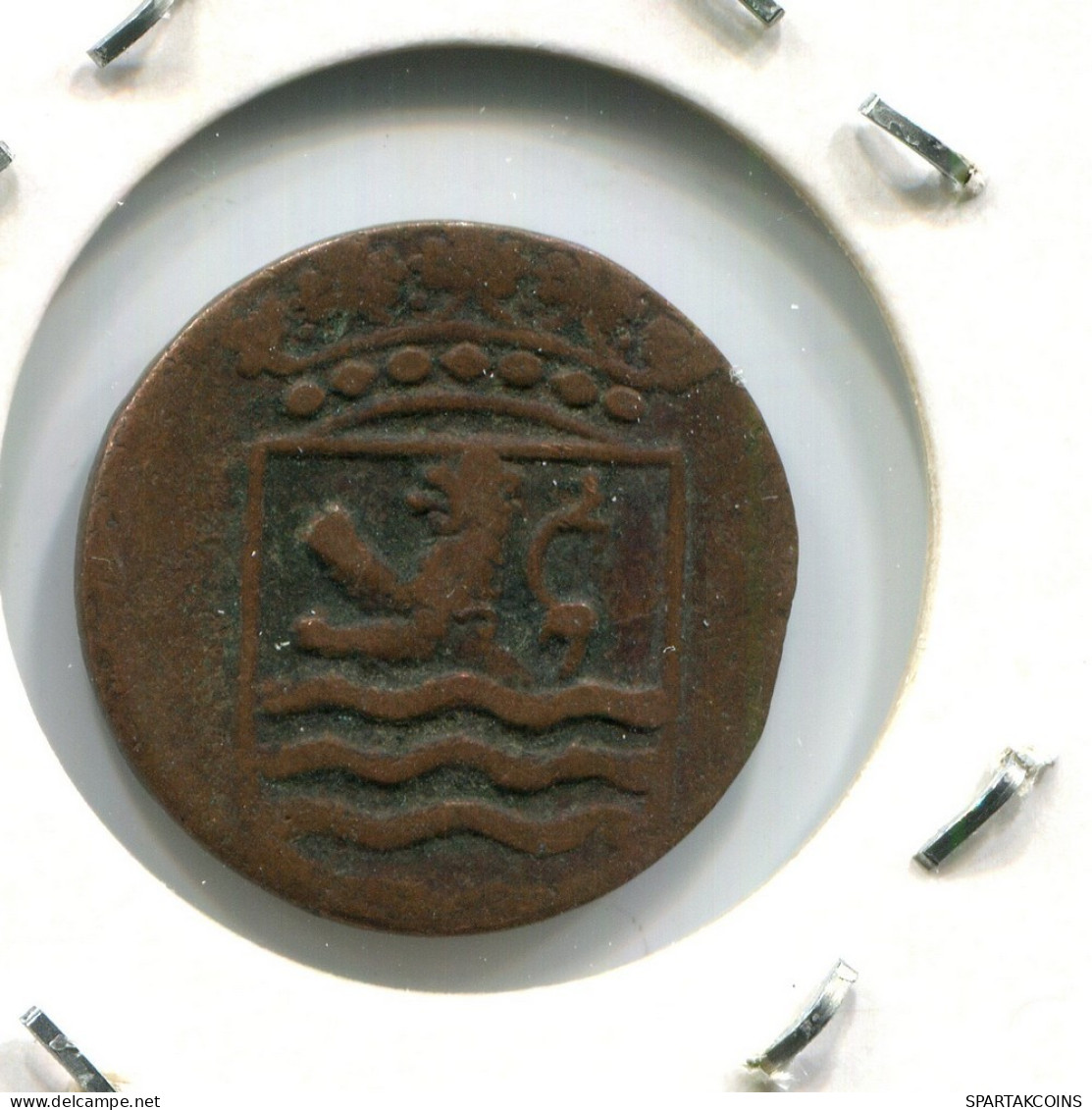 1765 ZEALAND VOC DUIT NEERLANDÉS NETHERLANDS Colonial Moneda #VOC1968.10.E.A - Dutch East Indies