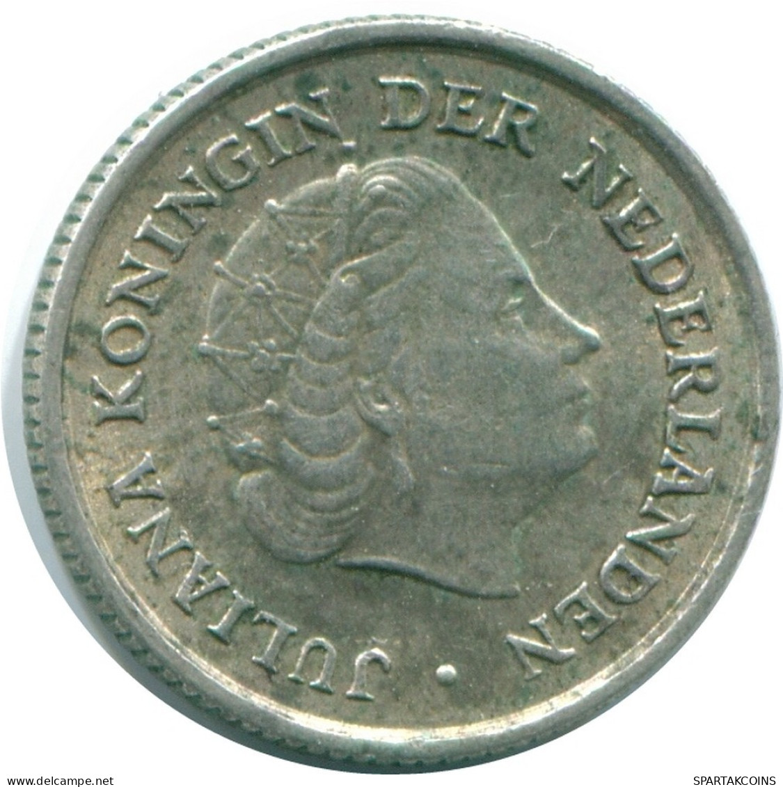 1/10 GULDEN 1963 NETHERLANDS ANTILLES SILVER Colonial Coin #NL12499.3.U.A - Netherlands Antilles