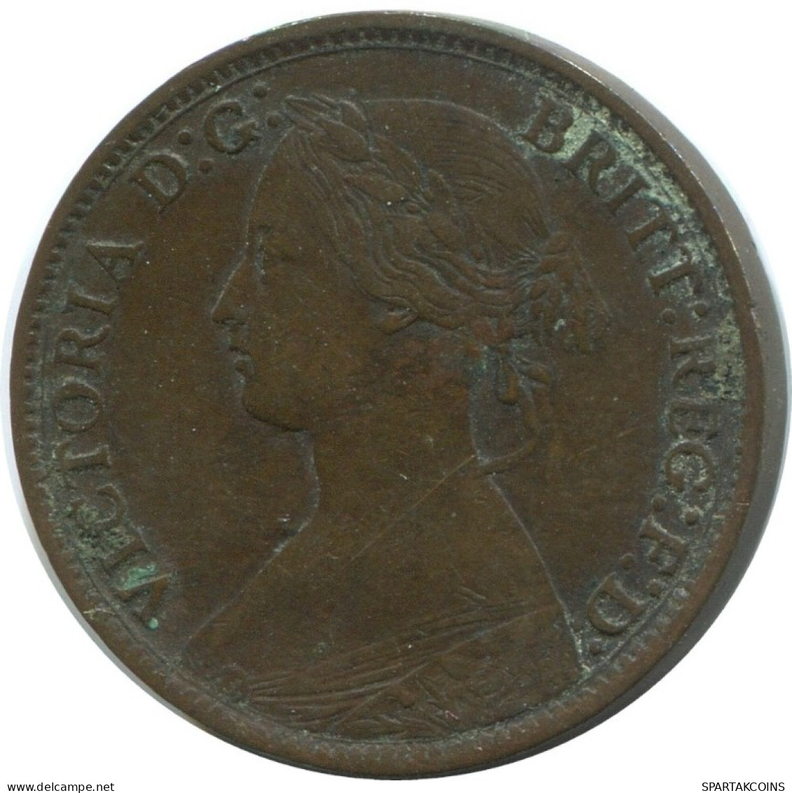 FARTHING 1861 UK GREAT BRITAIN Coin #AG753.1.U.A - B. 1 Farthing