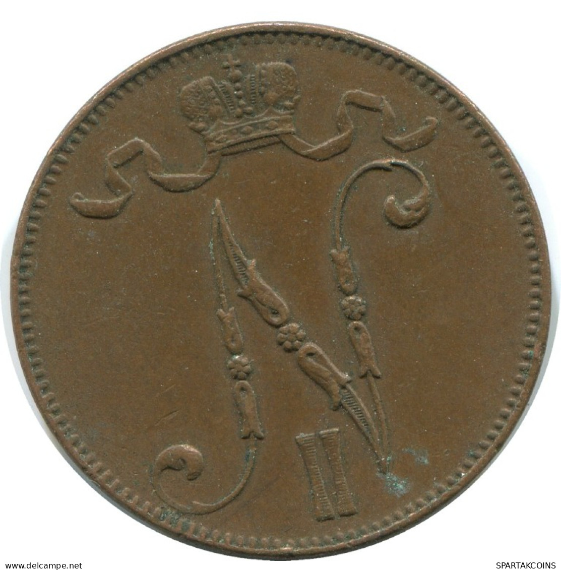 5 PENNIA 1916 FINLAND Coin RUSSIA EMPIRE #AB186.5.U.A - Finnland