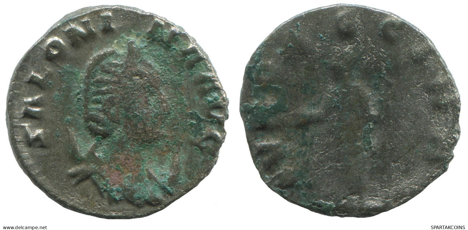 LATE ROMAN IMPERIO Follis Antiguo Auténtico Roman Moneda 2.9g/19mm #SAV1108.9.E.A - The End Of Empire (363 AD Tot 476 AD)