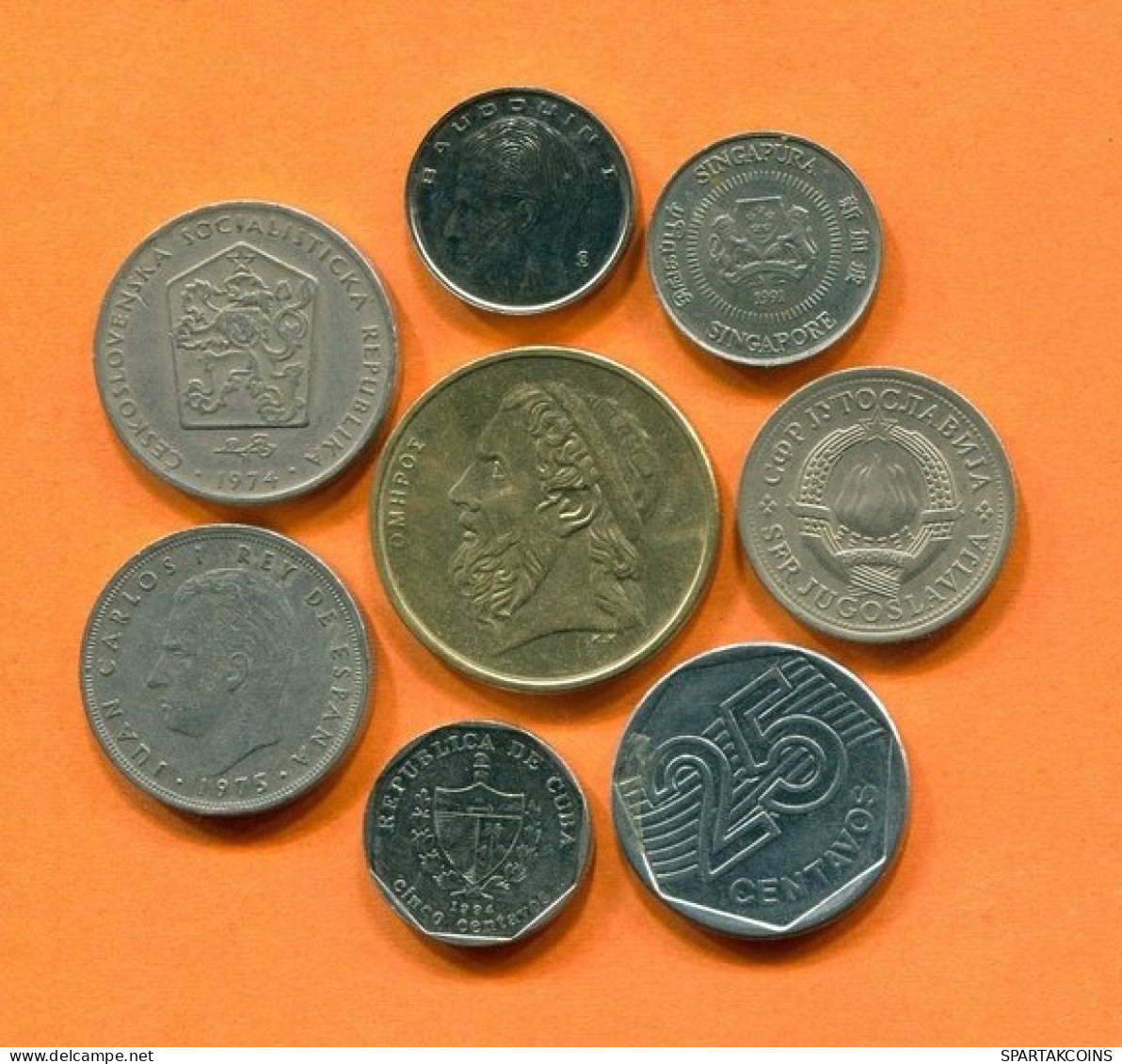 Collection MUNDO Moneda Lote Mixto Diferentes PAÍSES Y REGIONES #L10331.1.E.A - Other & Unclassified