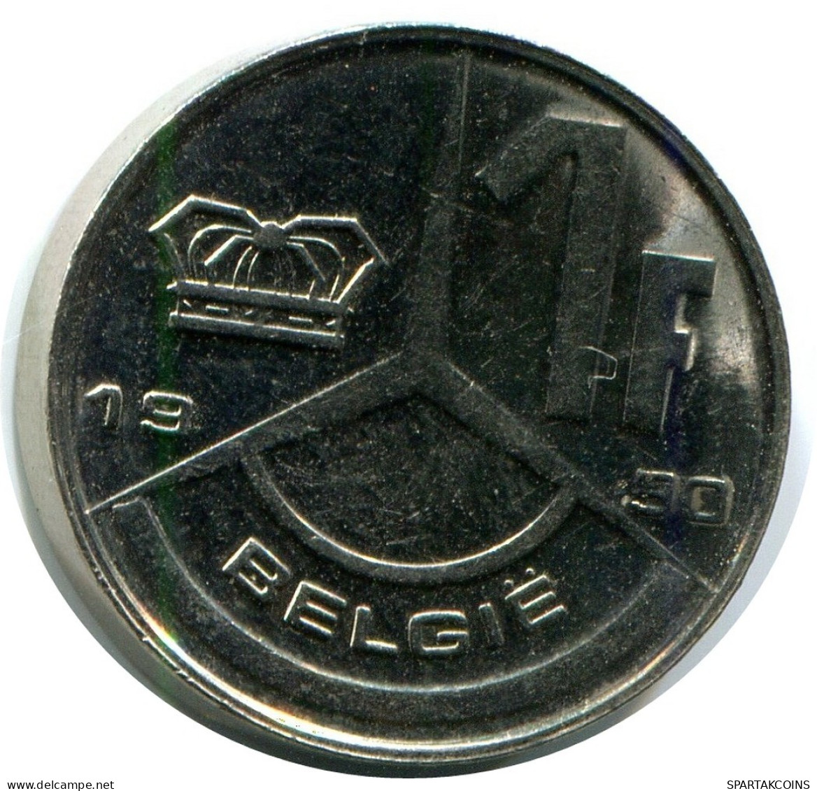 1 FRANC 1990 DUTCH Text BELGIUM Coin #AZ361.U.A - 1 Franc