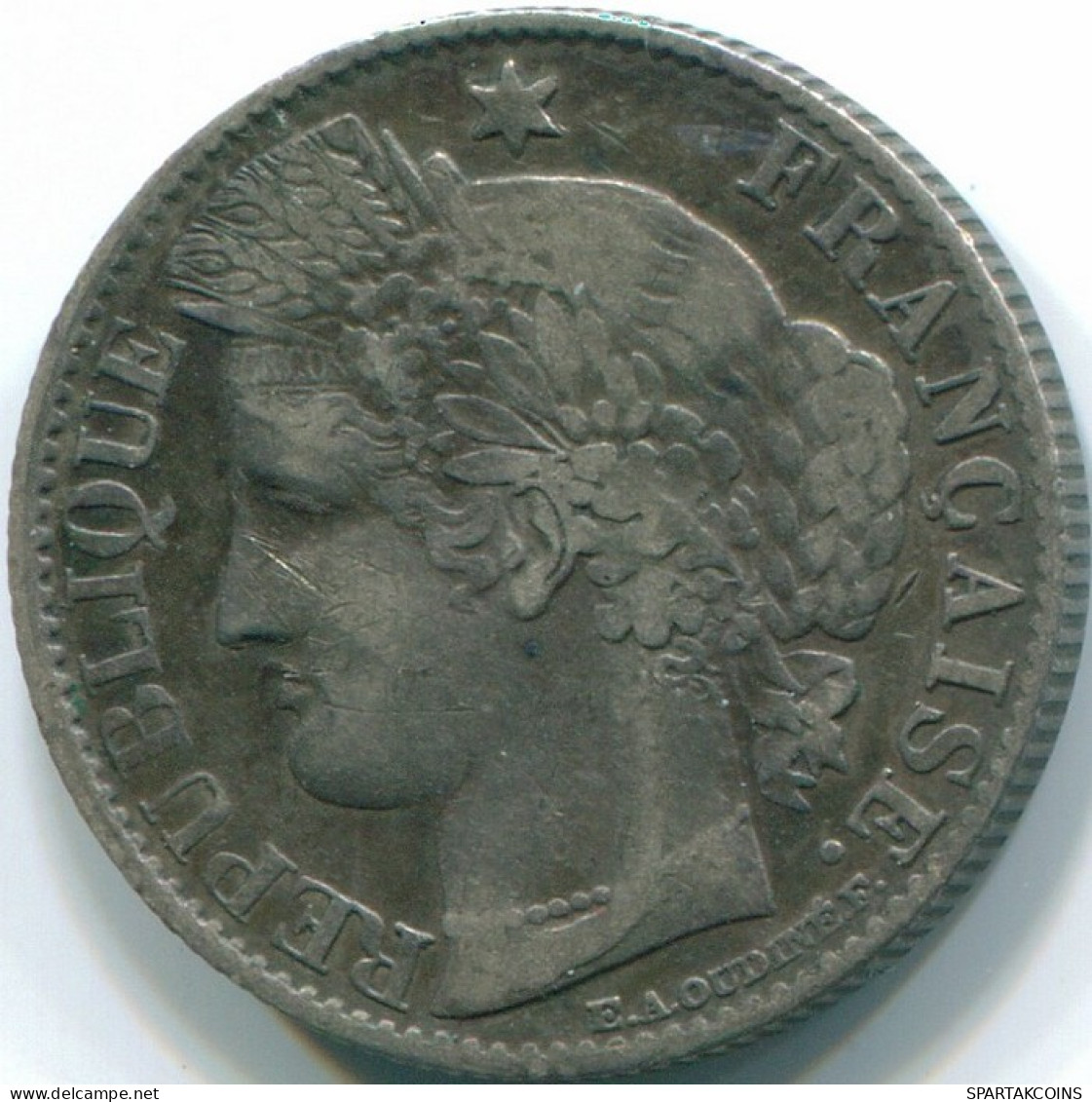50 CENTIMES 1873 FRANKREICH FRANCE Französisch Münze SILBER VF/XF #FR1184.29.D.A - 50 Centimes