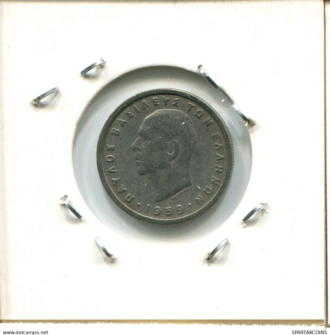 1 DRACHMA 1959 GREECE Coin #AW555.U.A - Grecia