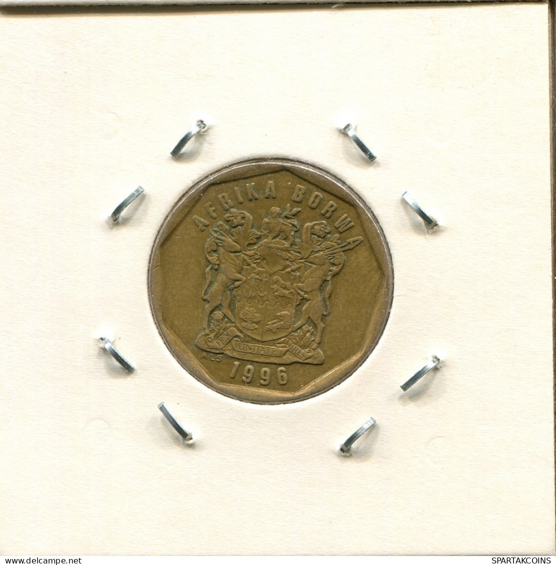50 CENTS 1996 SUDAFRICA SOUTH AFRICA Moneda #AS300.E.A - Zuid-Afrika