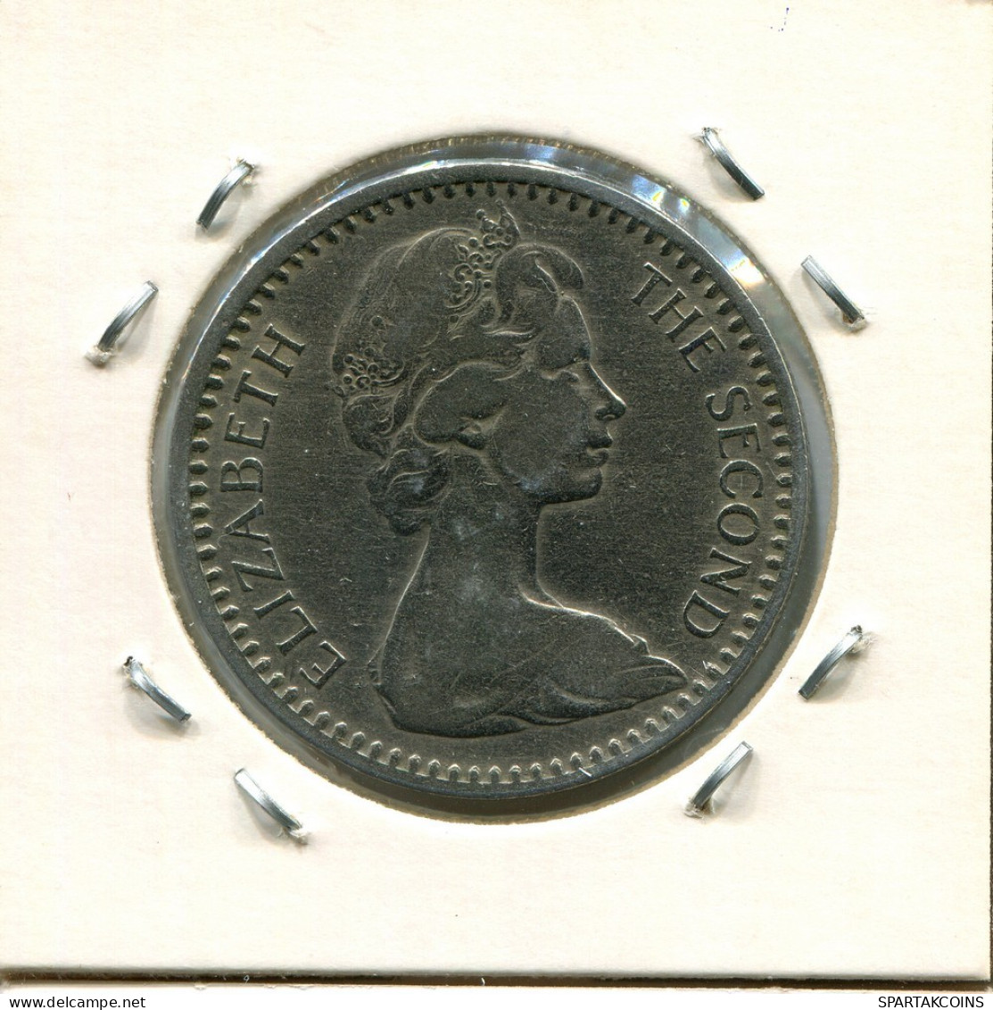 2½ Shillings/25 CENTS 1964 RODESIA RHODESIA ZIMBABWE Moneda #AP623.2.E.A - Simbabwe