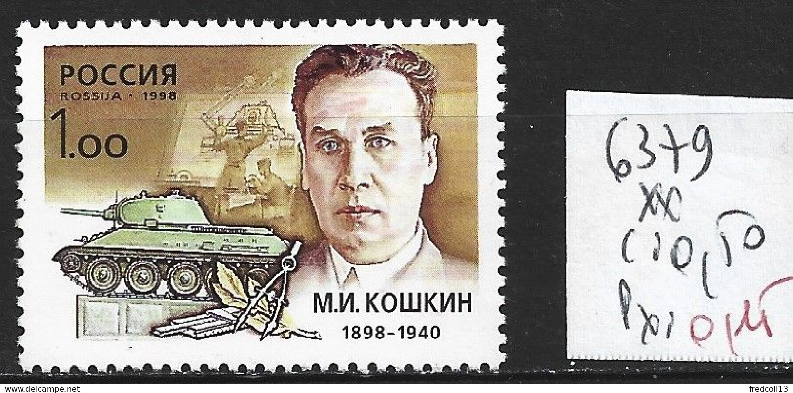 RUSSIE 6379 ** Côte 0.50 € - Unused Stamps