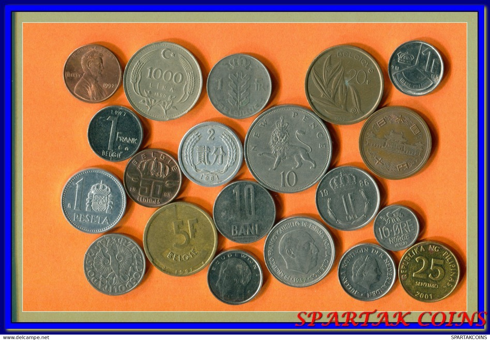 Collection WORLD Coin Mixed Lot Different COUNTRIES And REGIONS #L10017.2.U.A - Autres & Non Classés
