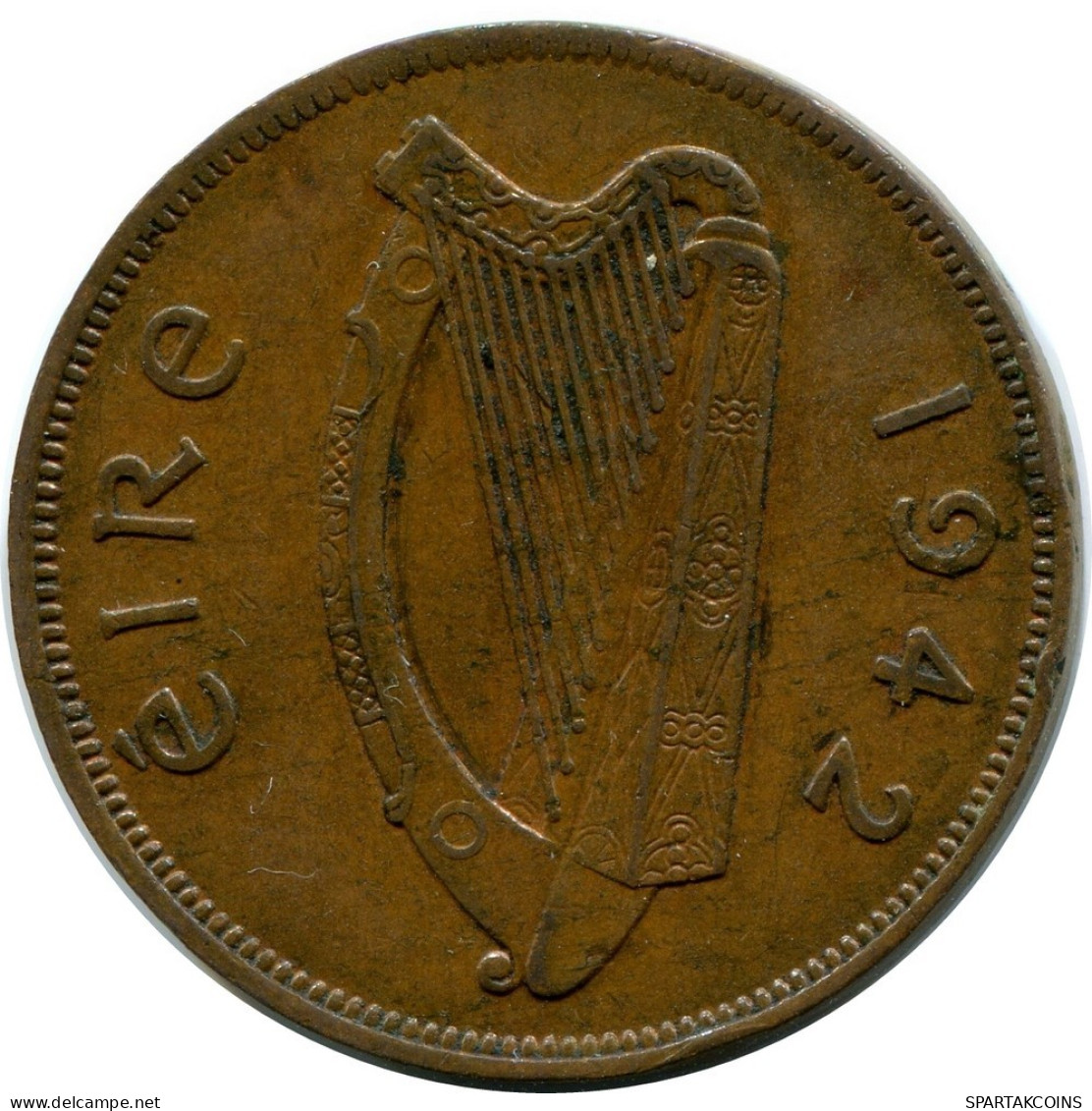 1 PENNY 1942 IRELAND Coin #AY653.U.A - Ierland