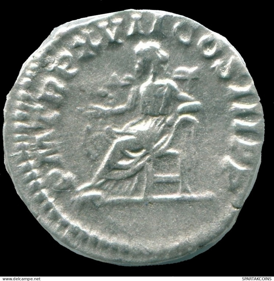 SEPTIMIUS SEVERUS AR DENARIUS ROME Mint: AD 209 WOMAN SEATED #ANC13055.84.F.A - Les Sévères (193 à 235)