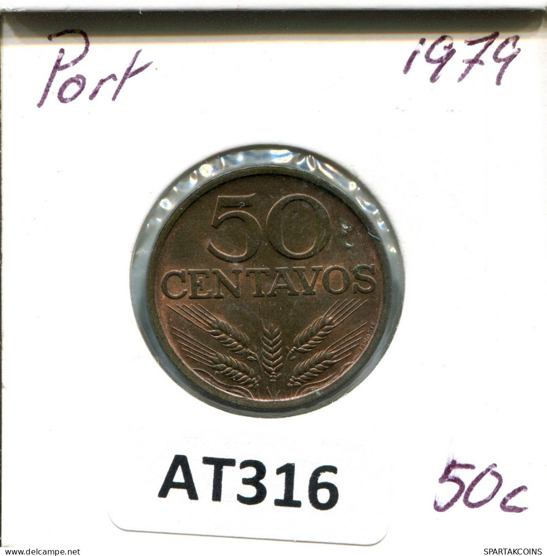 50 CENTAVOS 1979 PORTUGAL Moneda #AT316.E.A - Portugal