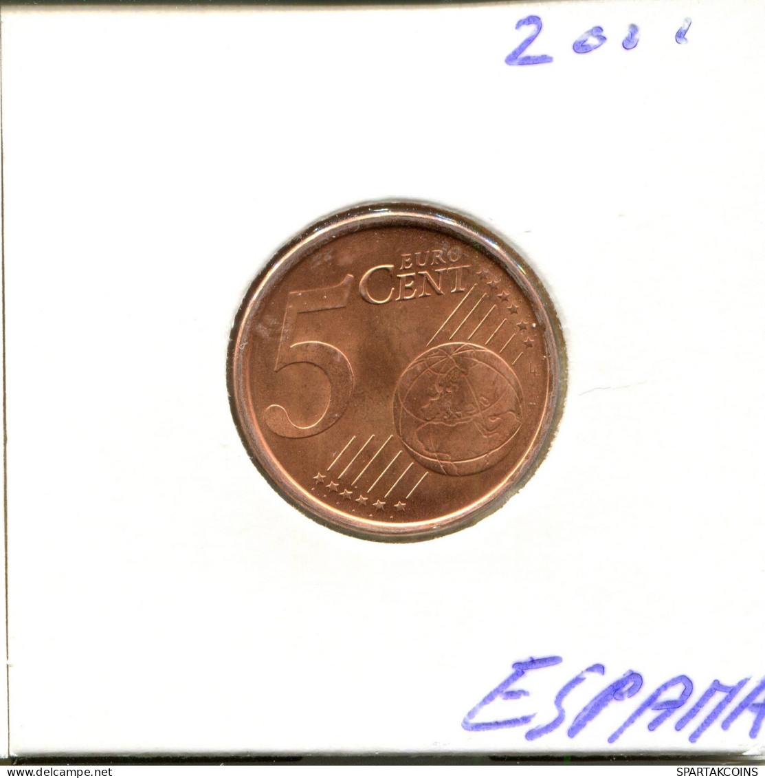5 EURO CENTS 2001 SPAIN Coin #EU356.U.A - Spagna