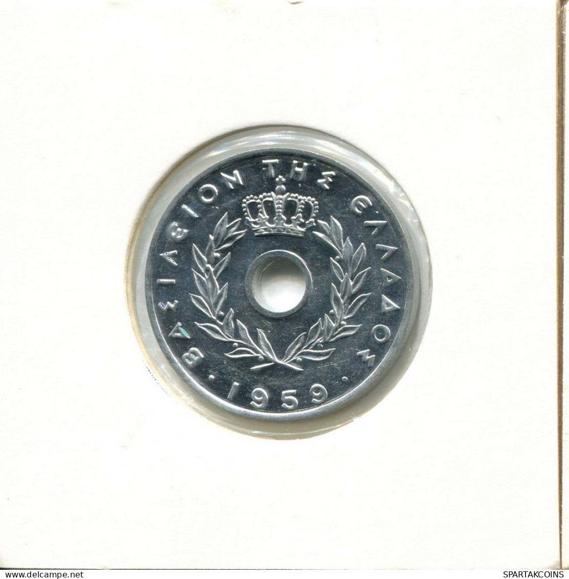 20 LEPTA 1959 GREECE Coin #AY299.U.A - Grecia