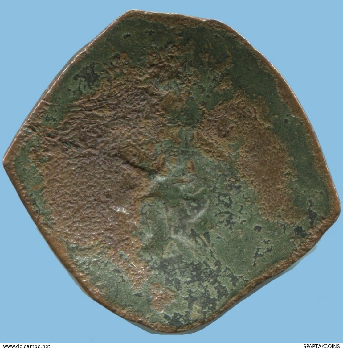 Authentic Original Ancient BYZANTINE EMPIRE Trachy Coin 2g/25mm #AG588.4.U.A - Byzantinische Münzen