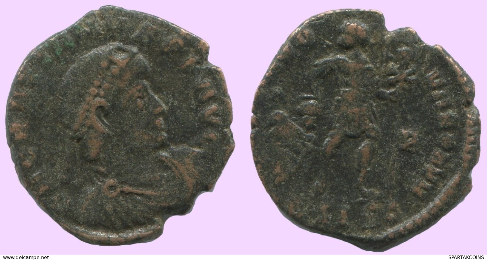 LATE ROMAN EMPIRE Follis Antique Authentique Roman Pièce 2.3g/17mm #ANT1983.7.F.A - La Caduta Dell'Impero Romano (363 / 476)