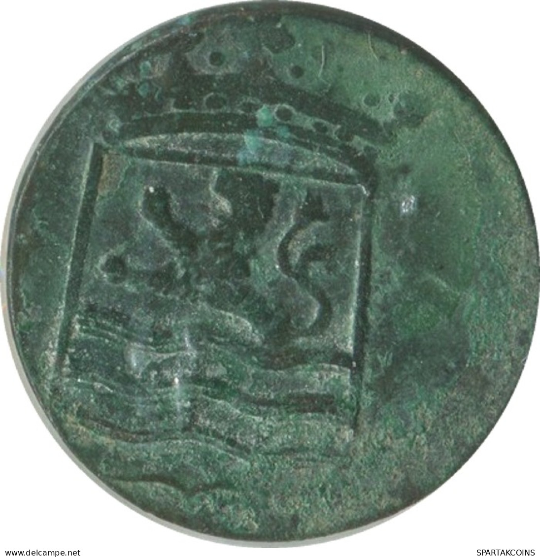 1790 ZEELAND VOC DUIT IINDES NÉERLANDAIS NETHERLANDS NEW YORK COLONIAL PENNY #VOC1275.8.F.A - Indes Néerlandaises