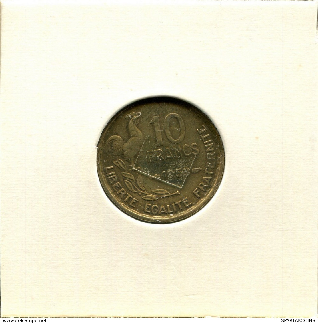 10 FRANCS 1953 FRANCE Pièce #BB614.F.A - 10 Francs