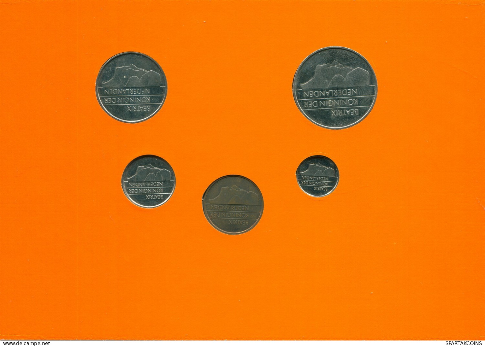 NIEDERLANDE NETHERLANDS 1983 MINT SET 5 Münze #SET1020.7.D.A - Jahressets & Polierte Platten