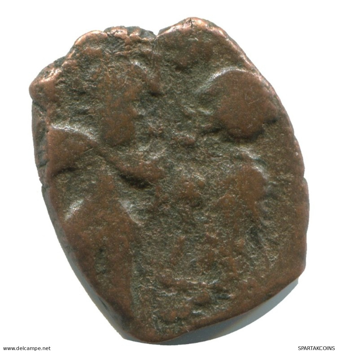 FLAVIUS JUSTINUS II FOLLIS Authentique Antique BYZANTIN Pièce 4.2g/21m #AB396.9.F.A - Byzantinische Münzen