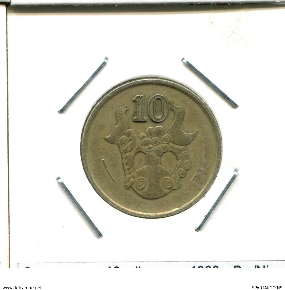 10 MILS 1988 CHIPRE CYPRUS Moneda #AS461.E.A - Chypre