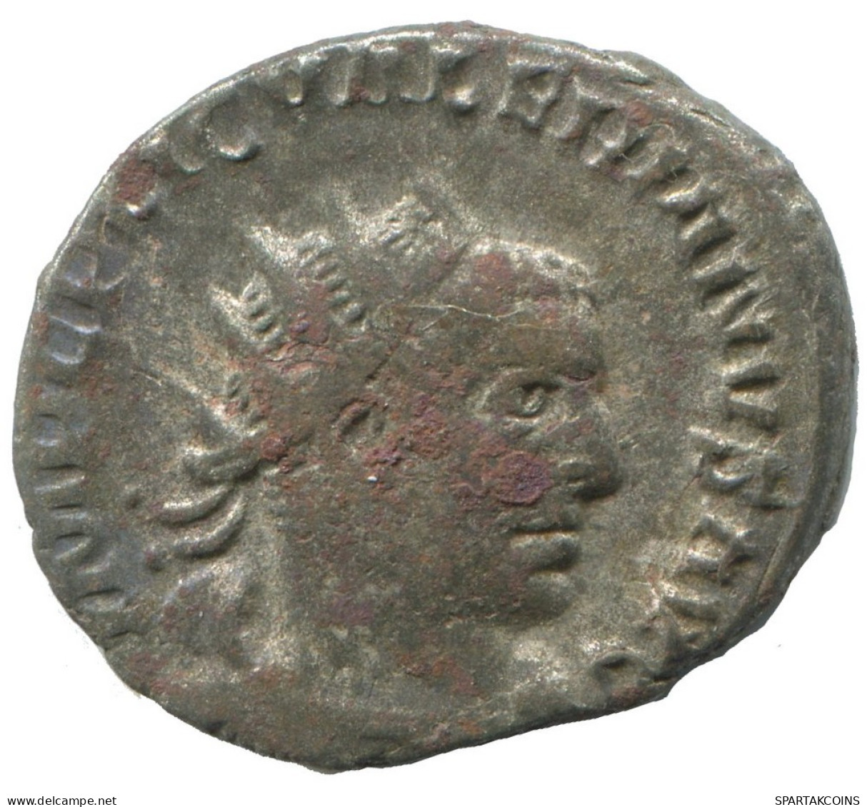 VALERIAN I ANTIOCH AD254-255 SILVERED ROMAN Moneda 3.2g/20mm #ANT2736.41.E.A - Der Soldatenkaiser (die Militärkrise) (235 / 284)