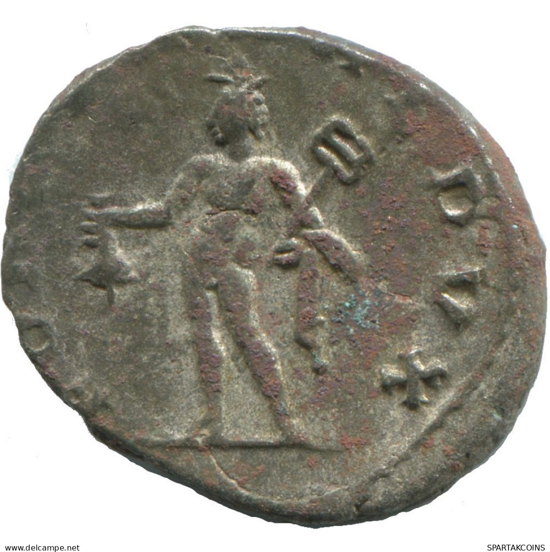 VALERIAN I ANTIOCH AD254-255 SILVERED ROMAN Moneda 3.2g/20mm #ANT2736.41.E.A - L'Anarchie Militaire (235 à 284)