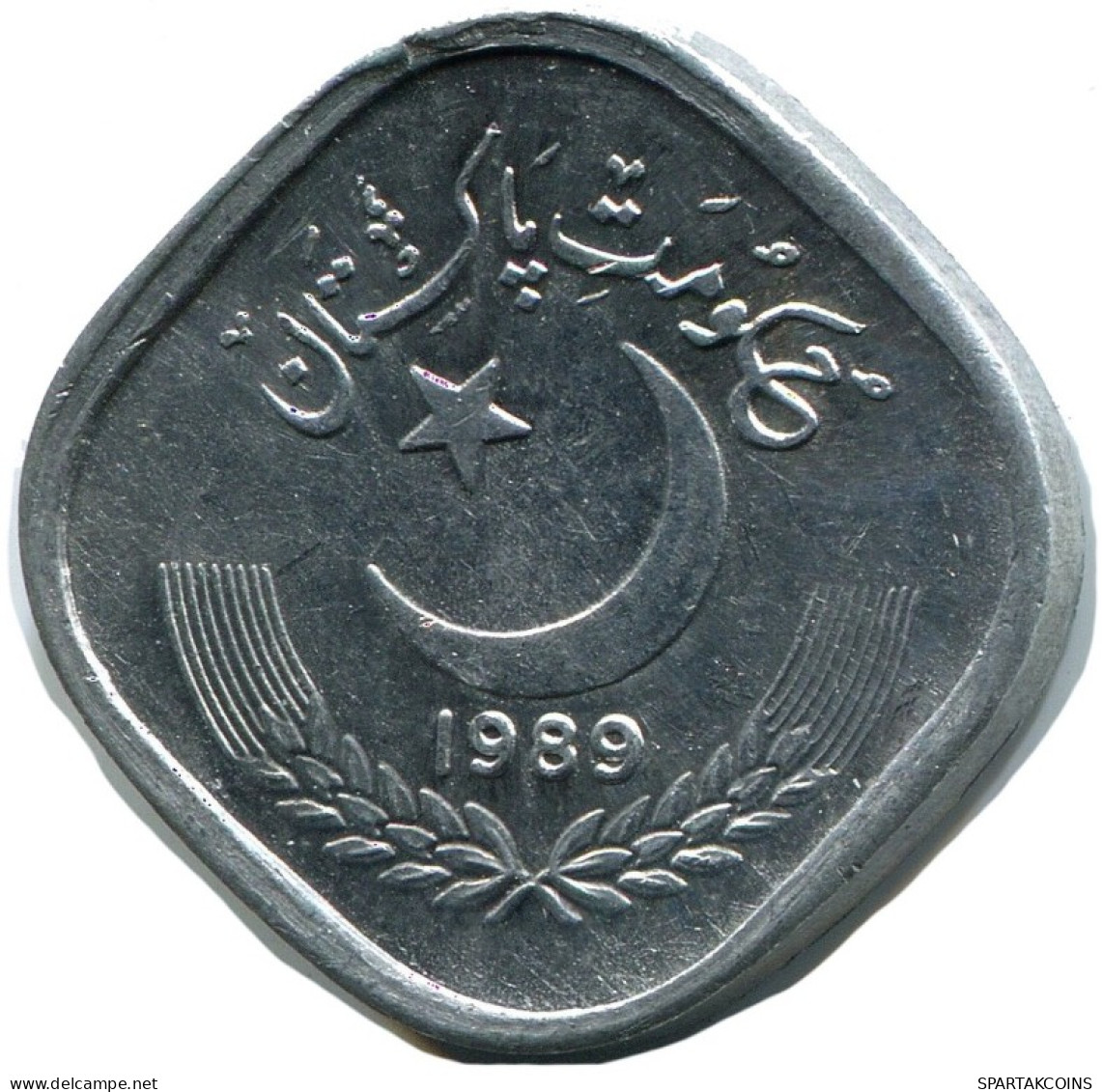 5 PAISA 1989 PAKISTAN Coin #AH895.U.A - Pakistán