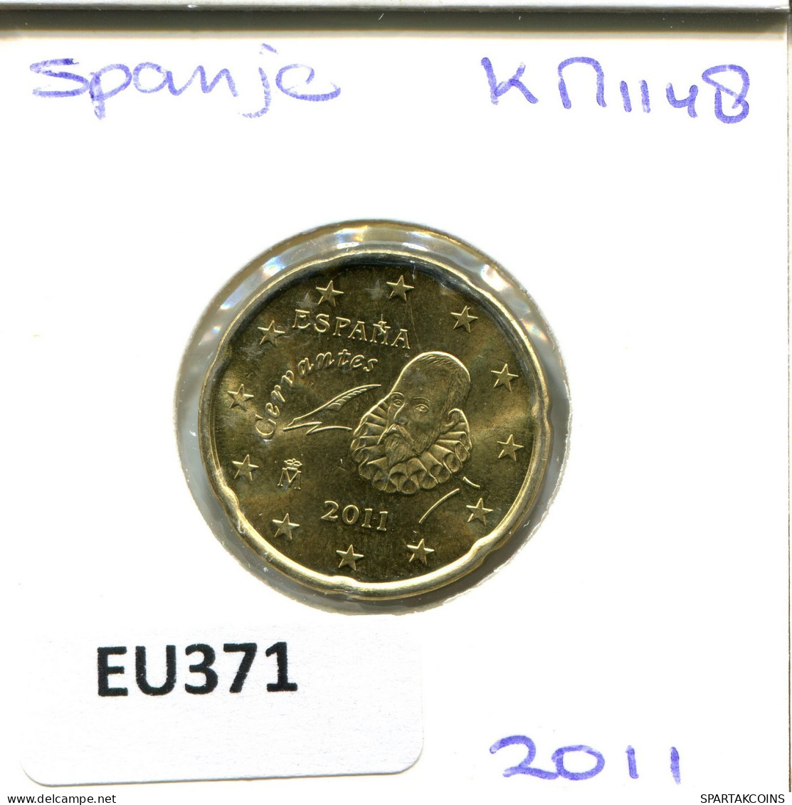 20 EURO CENTS 2011 ESPAGNE SPAIN Pièce #EU371.F.A - Spain