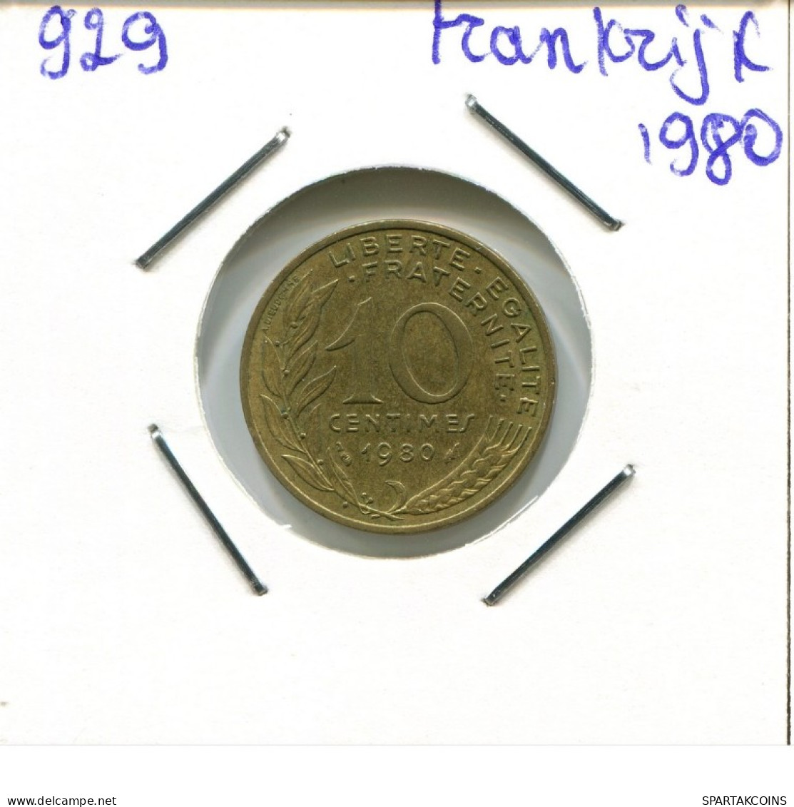 10 CENTIMES 1980 FRANCE Coin French Coin #AN138.U.A - 10 Centimes