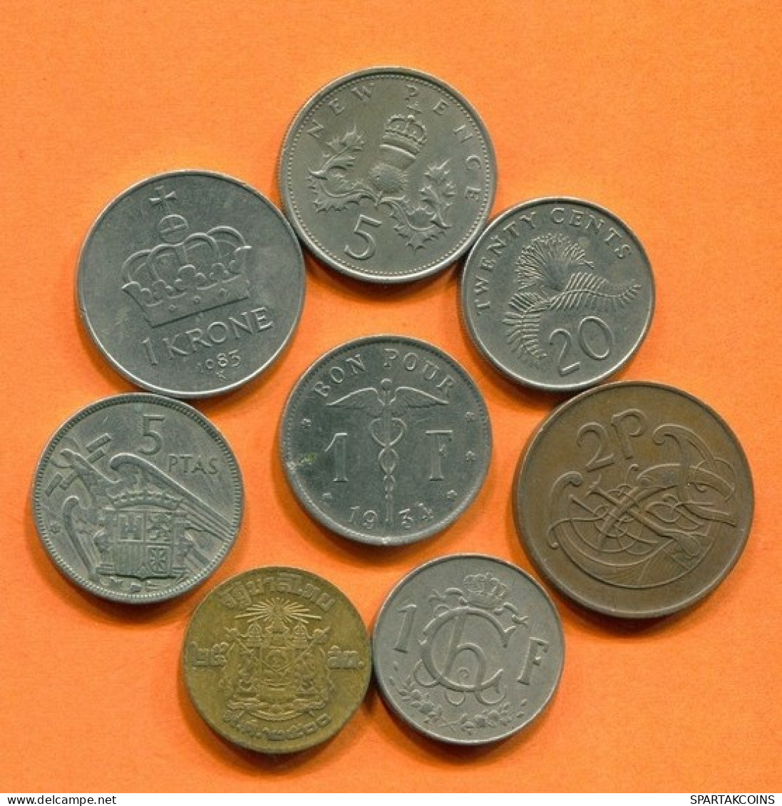 Collection MUNDO Moneda Lote Mixto Diferentes PAÍSES Y REGIONES #L10347.1.E.A - Other & Unclassified