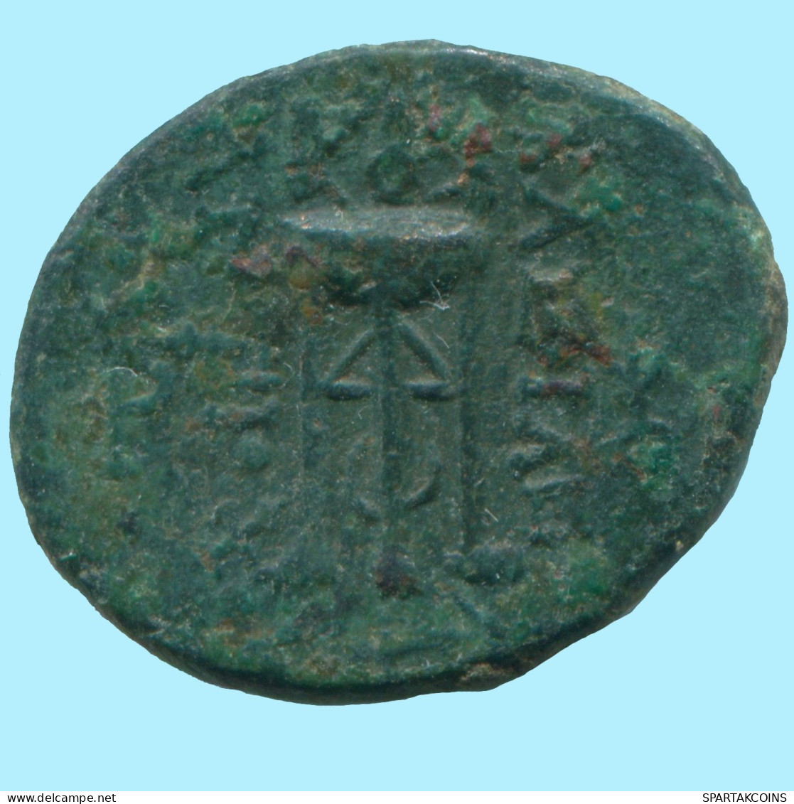 Auténtico Original GRIEGO ANTIGUOAE Moneda TRIPOD 3.9g/19.6mm #ANC13038.7.E.A - Griechische Münzen