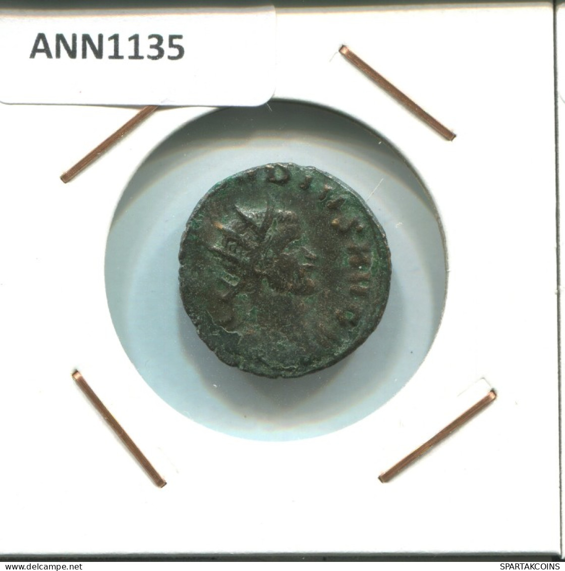 GALLIENUS 253-268AD GALLIENVS AVG MARTI PACIFERO 2.9g/19mm #ANN1135.15.U.A - The Military Crisis (235 AD To 284 AD)