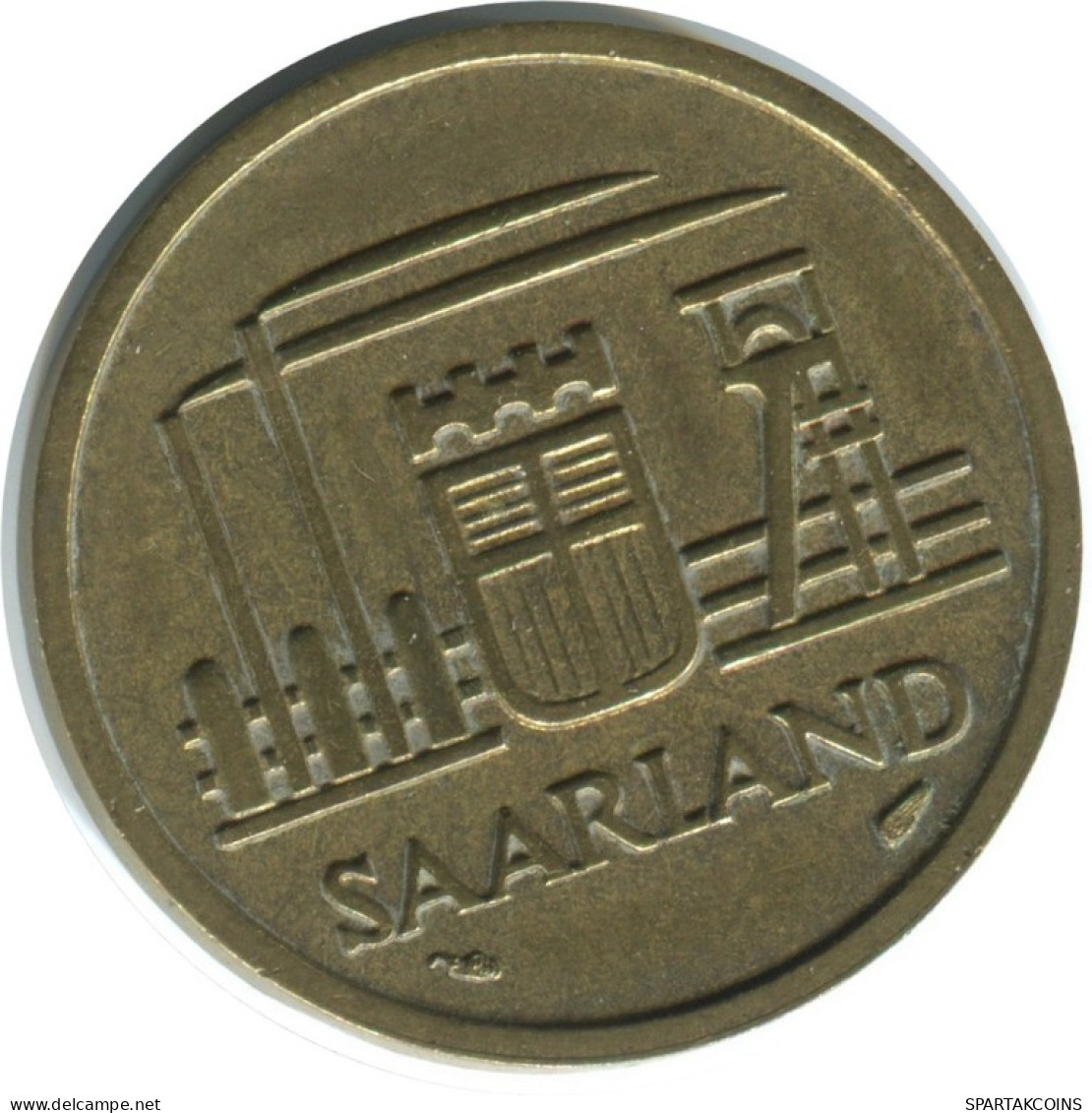 20 FRANKEN 1954 SAARLAND GERMANY Coin #AD779.9.U.A - 20 Franken