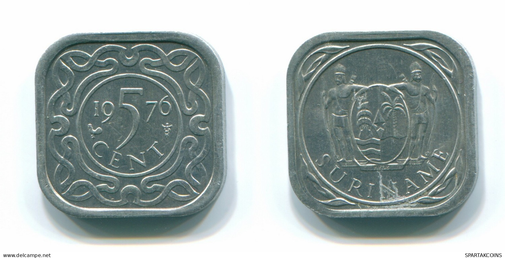 5 CENTS 1976 SURINAME Aluminium Coin #S12553.U.A - Suriname 1975 - ...
