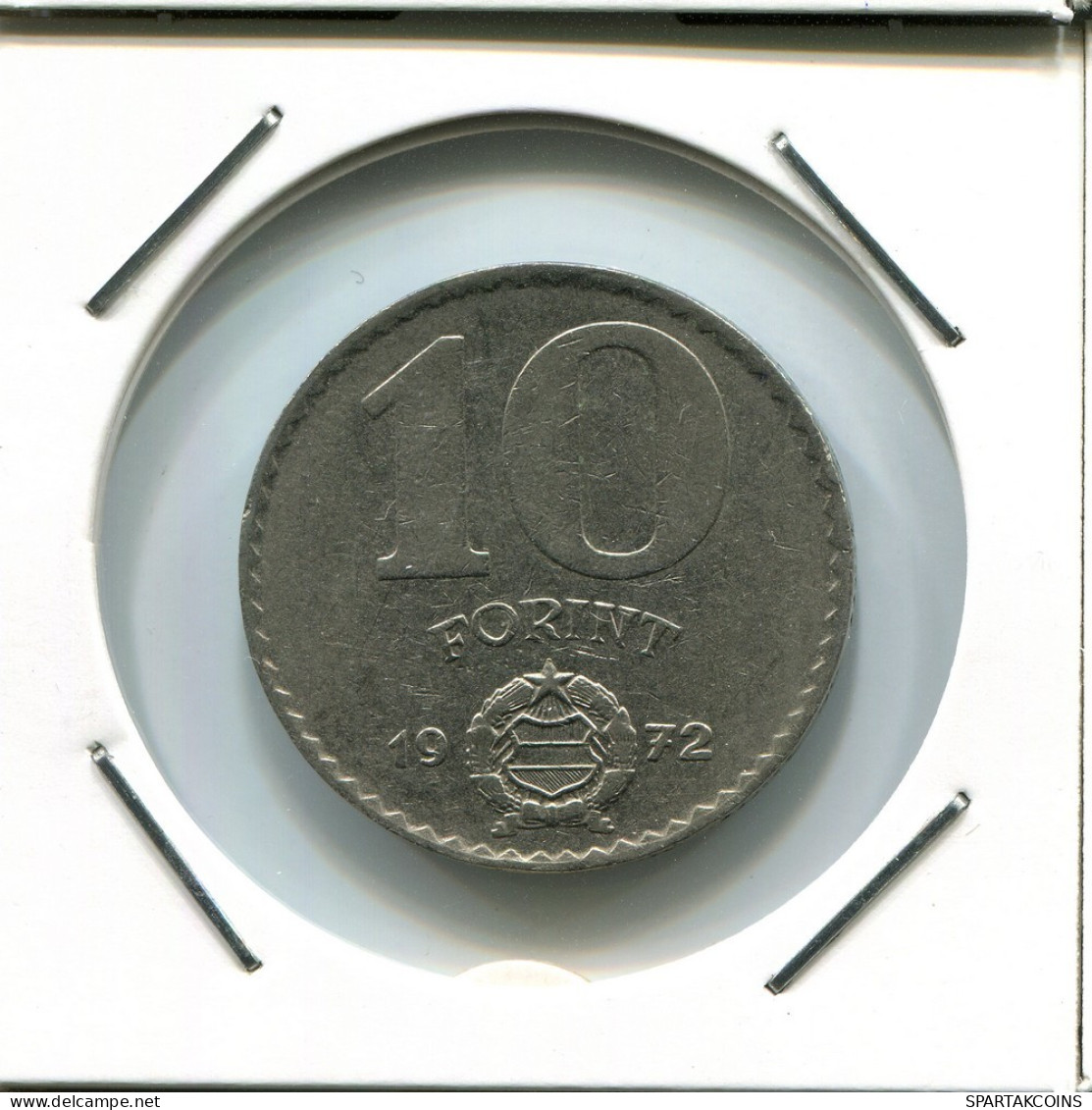 10 FORINT 1972 HUNGARY Coin #AR582.U.A - Hungary