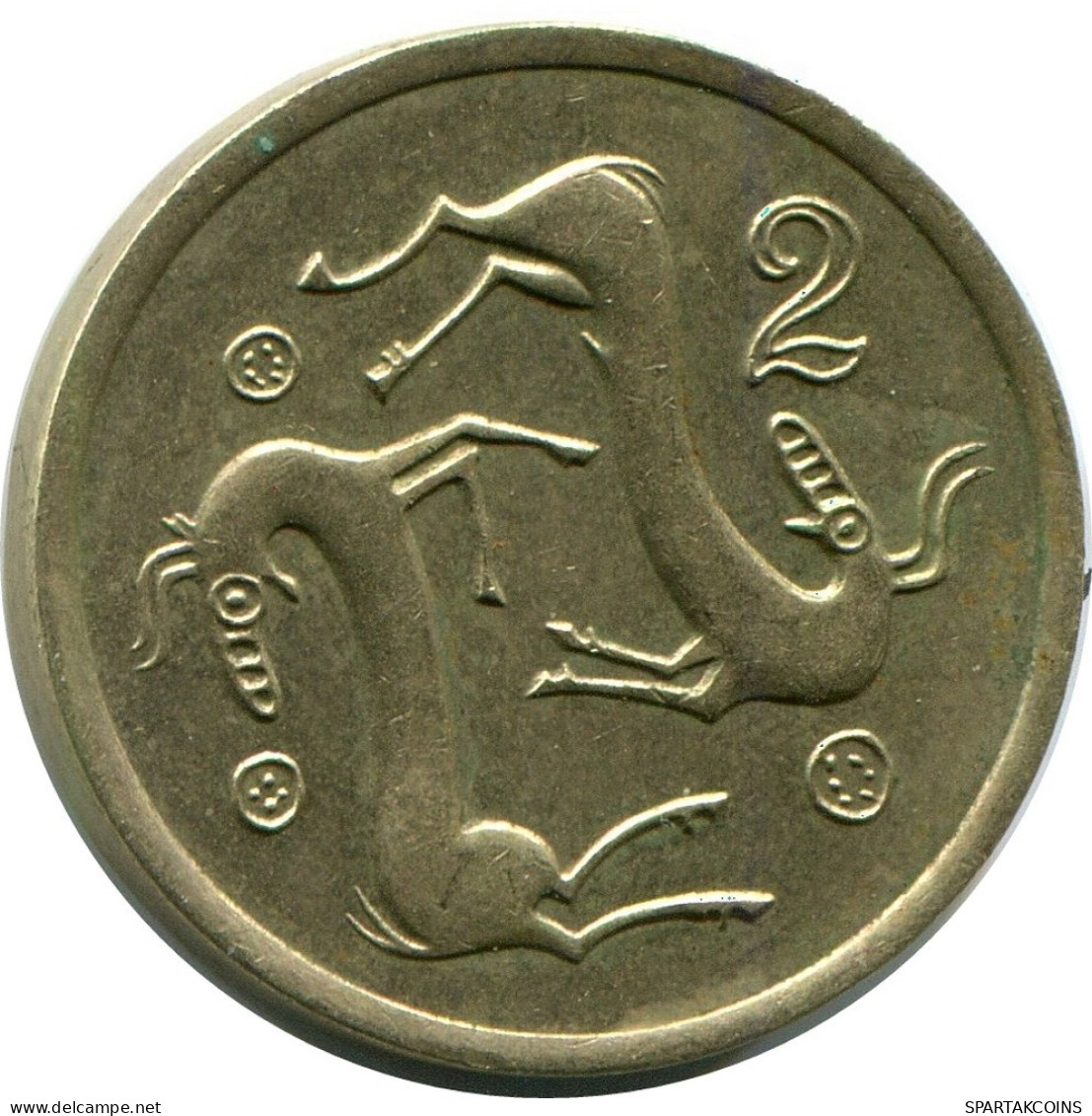 2 CENTS 1998 CHIPRE CYPRUS Moneda #AP321.E.A - Chypre