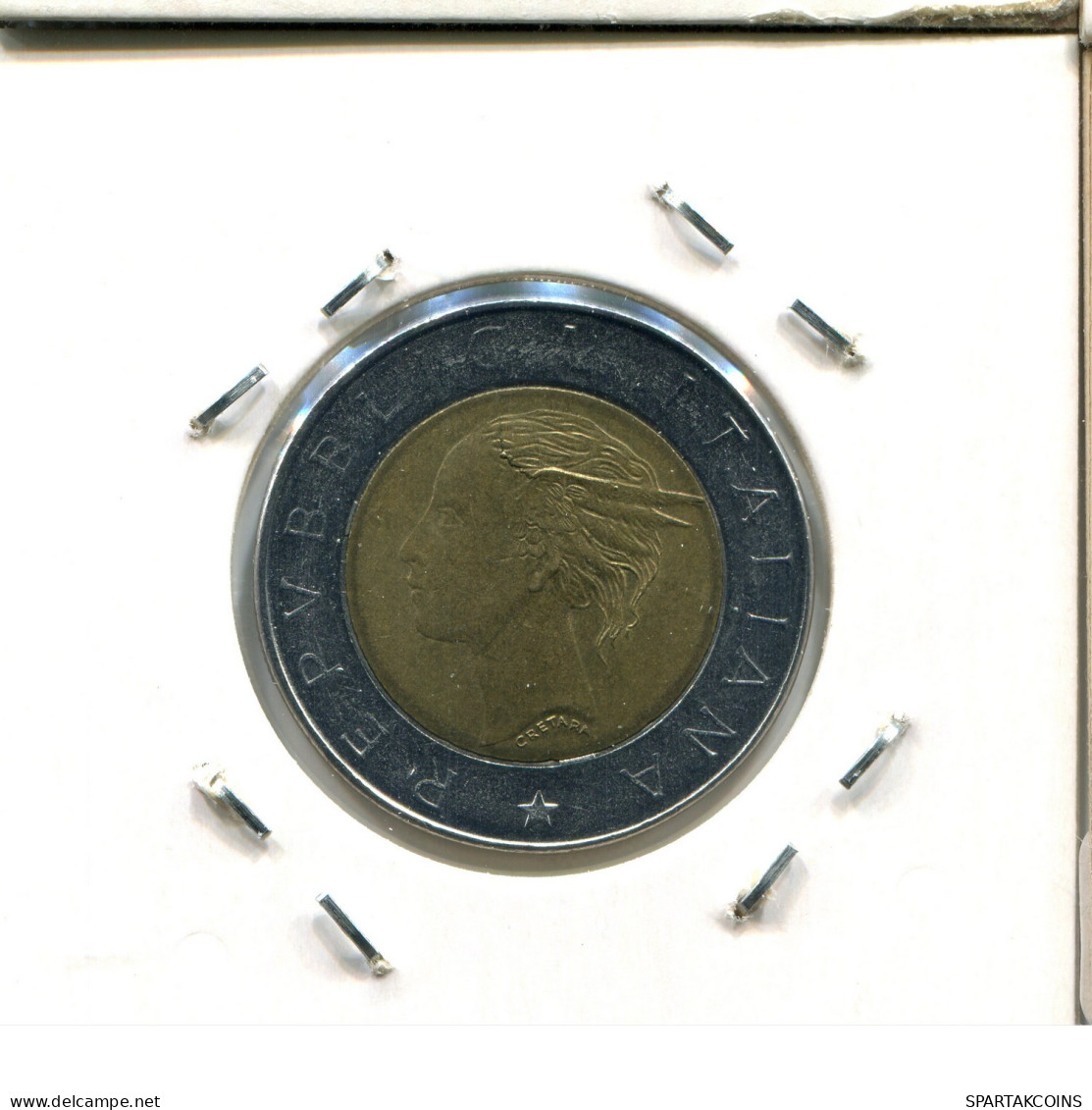 500 LIRE 1993 ITALIA ITALY Moneda BIMETALLIC #AY151.2.E.A - 500 Lire