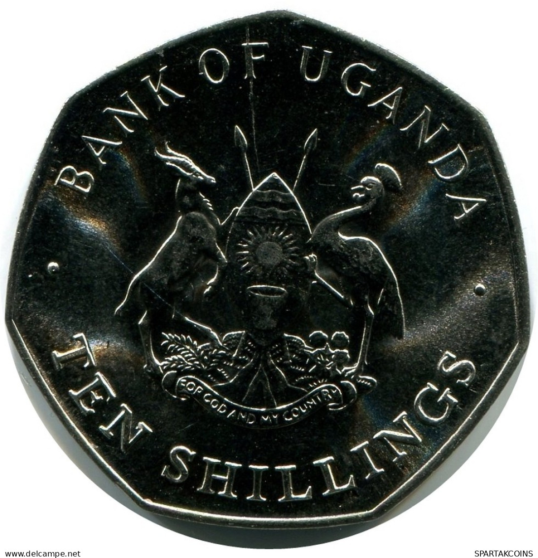 10 SHILLINGS 1987 UGANDA UNC Coin #M10207.U.A - Ouganda