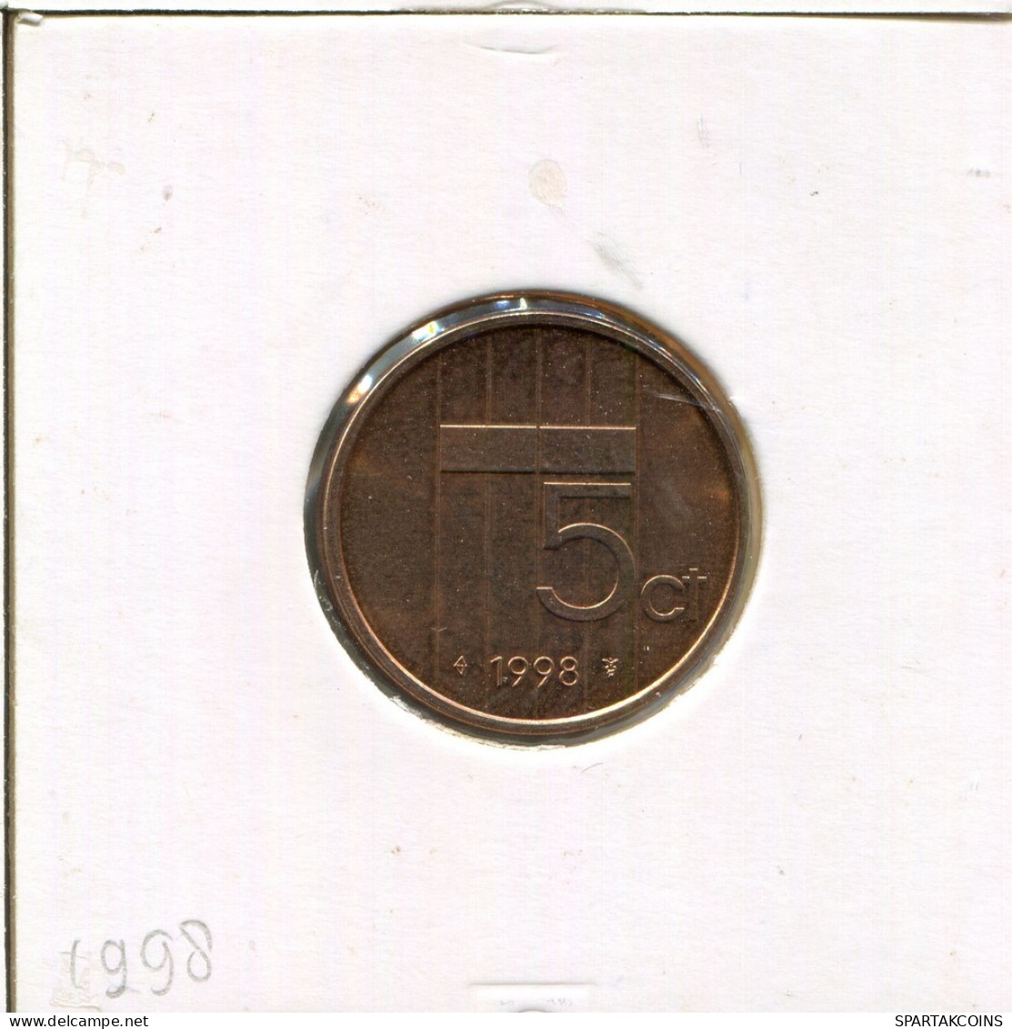 5 CENTS 1998 NETHERLANDS Coin #AR716.U.A - 1980-2001 : Beatrix
