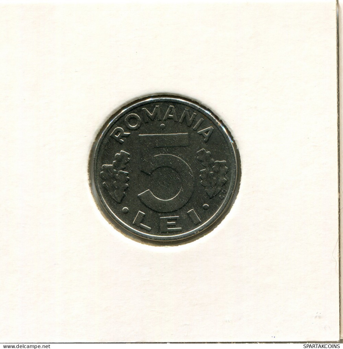 5 LEI 1995 RUMÄNIEN ROMANIA Münze #AP670.2.D.A - Rumänien